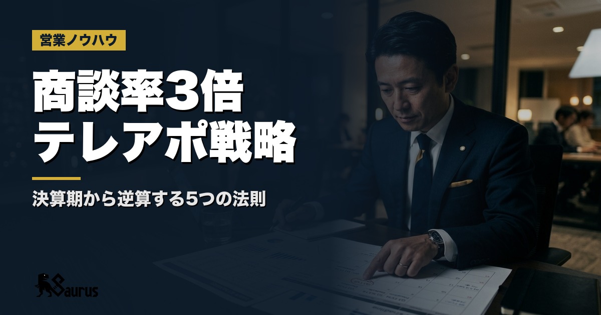 9月末・3月末決算企業への最適アプローチ設計｜テレアポのタイミングを決算期から逆算する5つの法則