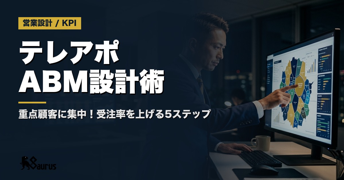 テレアポ×ABM設計術｜重点顧客に集中して受注率を上げる5ステップ