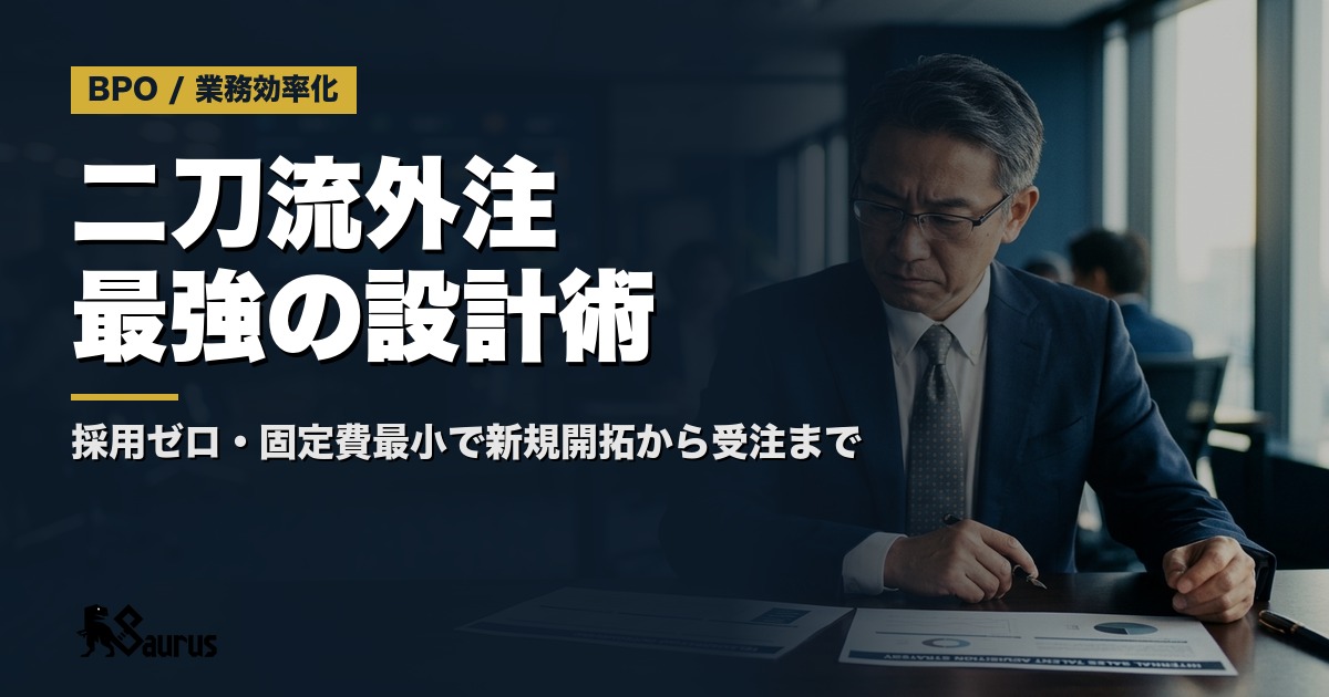 テレアポ代行×人材マッチング「二刀流外注」で新規開拓と組織強化を同時に進める設計術
